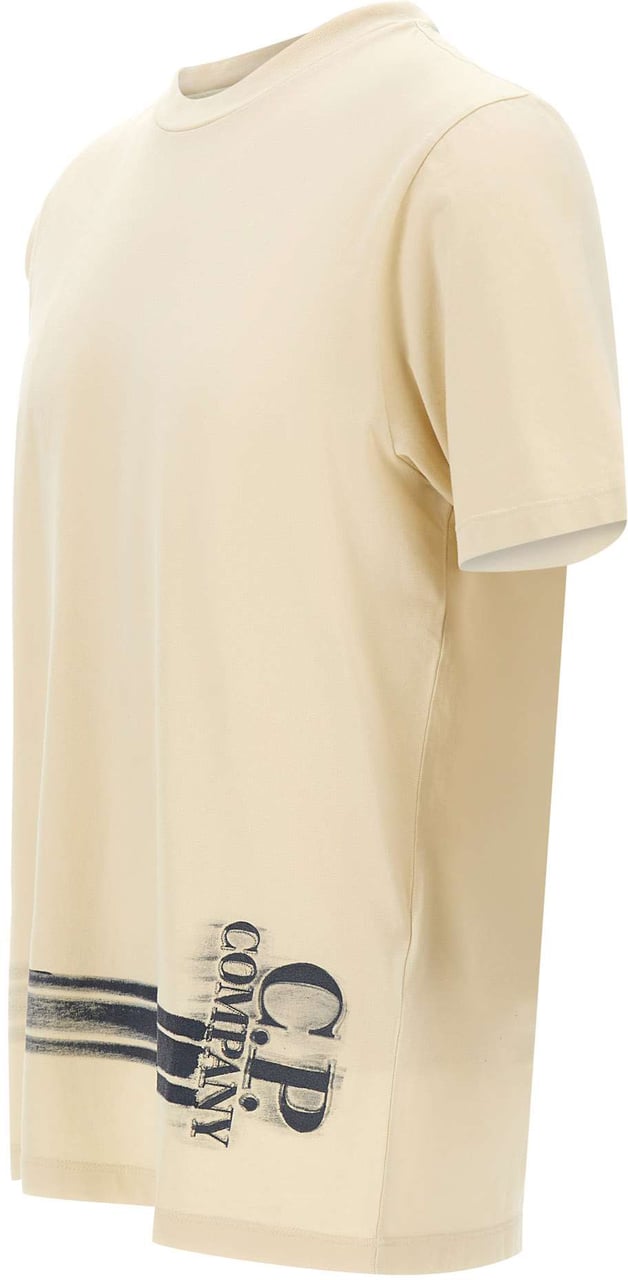 CP Company T-Shirts And Polos Beige Wit