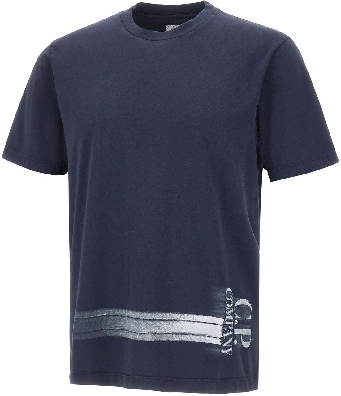 CP COMPANY T-SHIRTS SHORT SLEEVE IN JERSEY 24/1 Lichtblauw