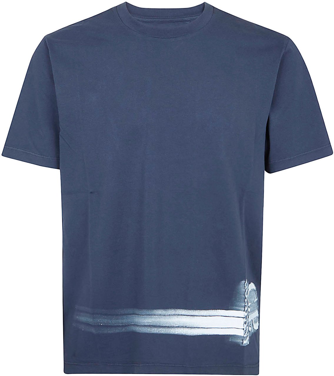 CP COMPANY T-SHIRTS SHORT SLEEVE IN JERSEY 24/1 Lichtblauw
