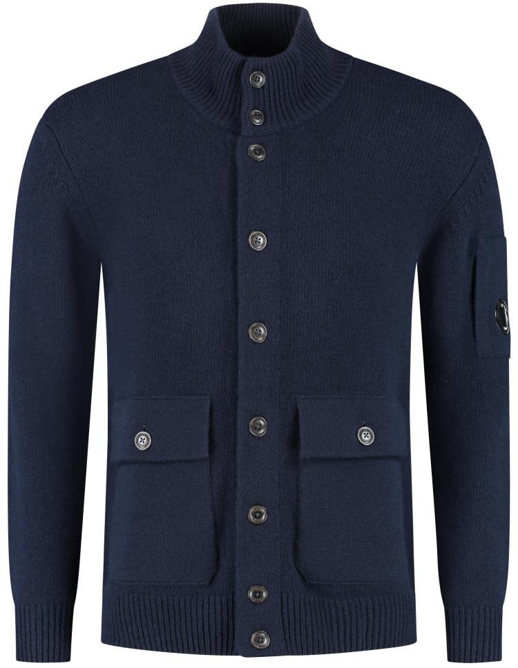 CP Company Knitwear - Cardigan Blauw
