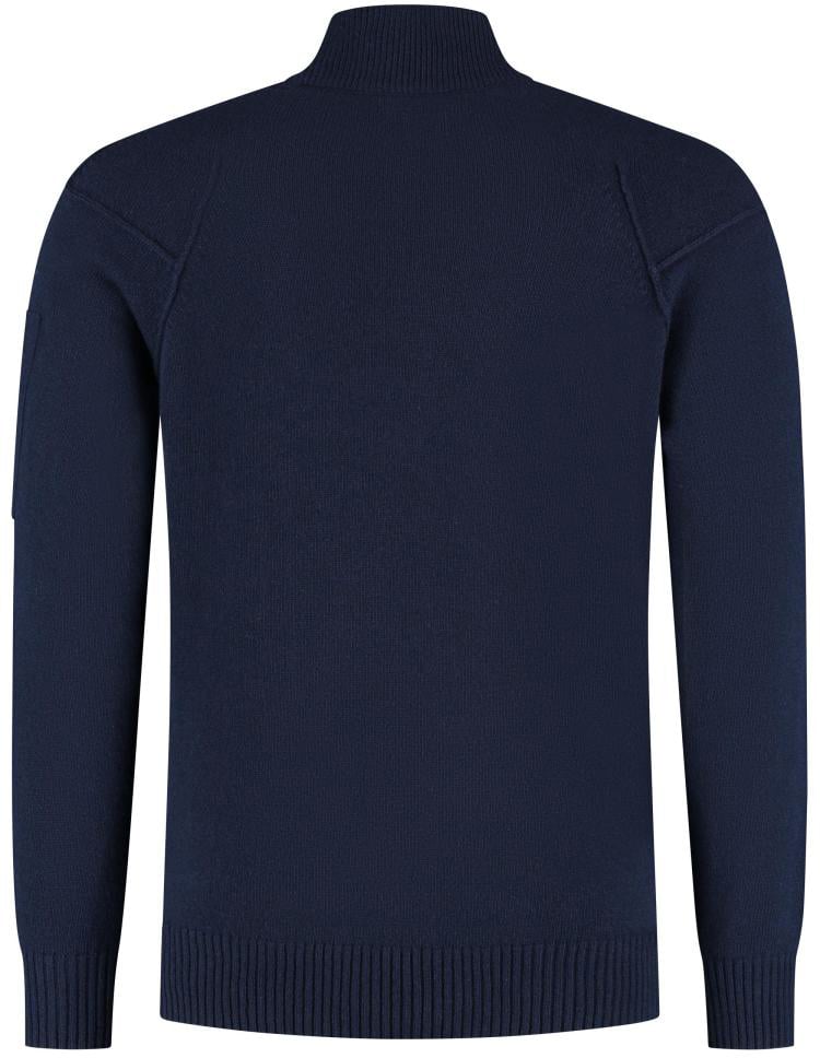 CP Company Knitwear - Polo Collar Blauw