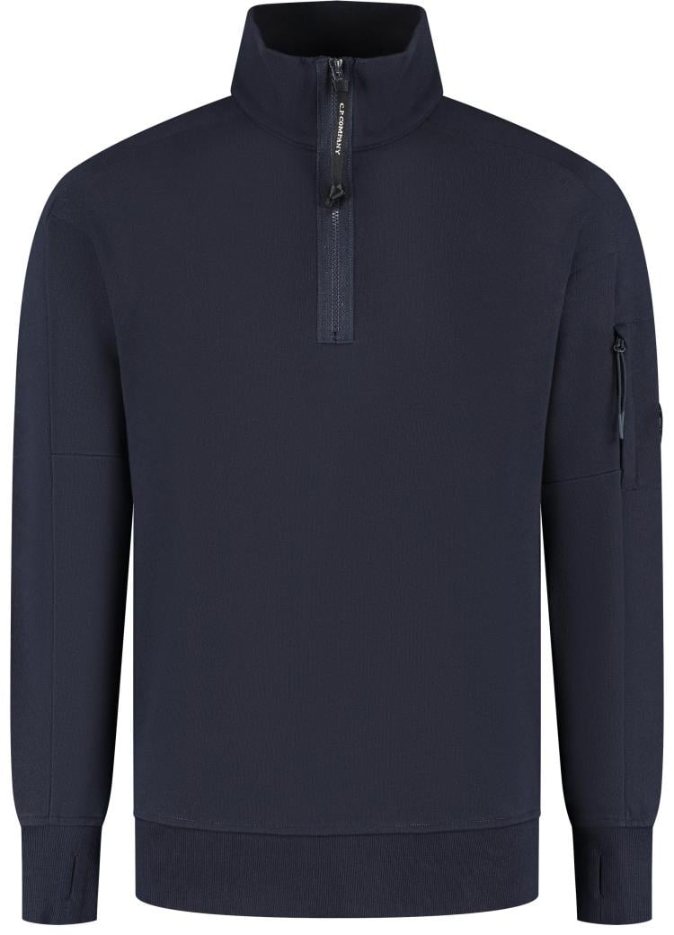 CP Company Sweatshirts - Polo Collar Blauw