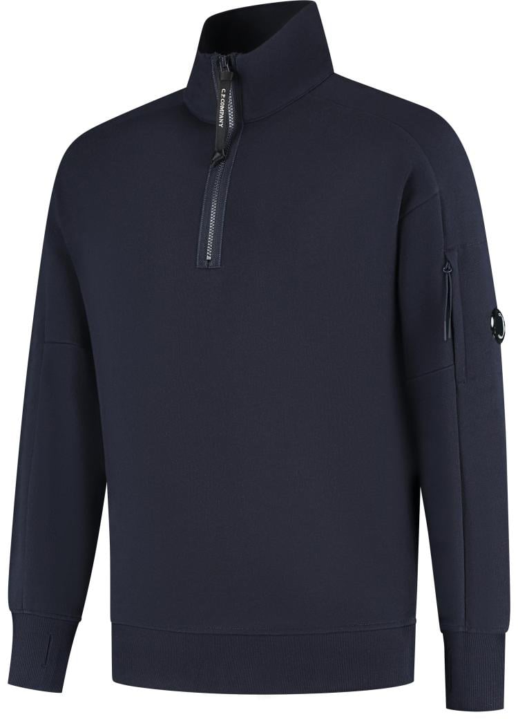 CP Company Sweatshirts - Polo Collar Blauw