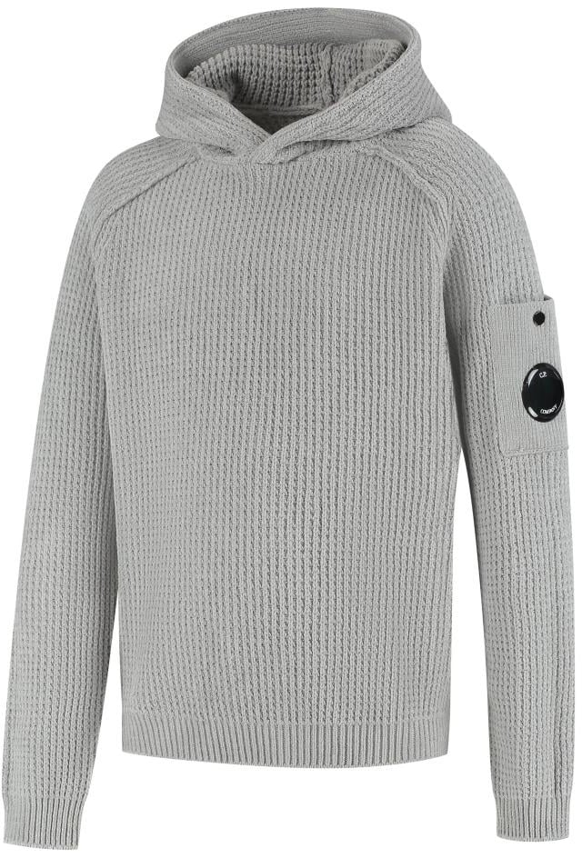 CP Company Sweater W/hood Grijs