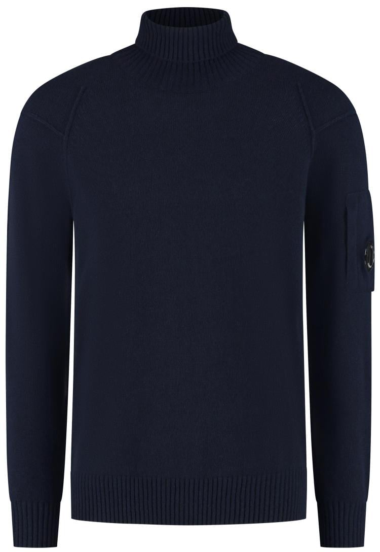 CP Company Knitwear - Turtle Neck Blauw