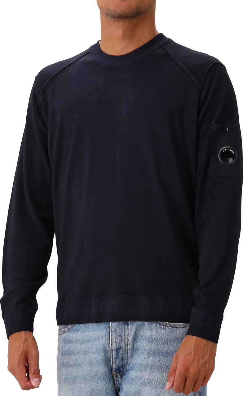 CP Company C.P. Company Gebreide Trui Blauw Blauw