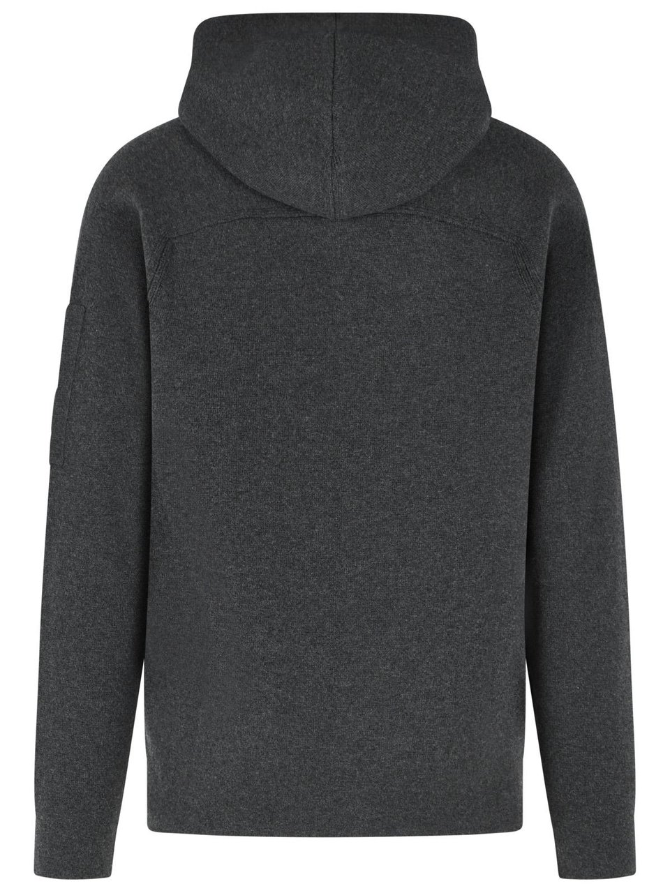 CP Company Grey Wool Blend Sweater Zwart