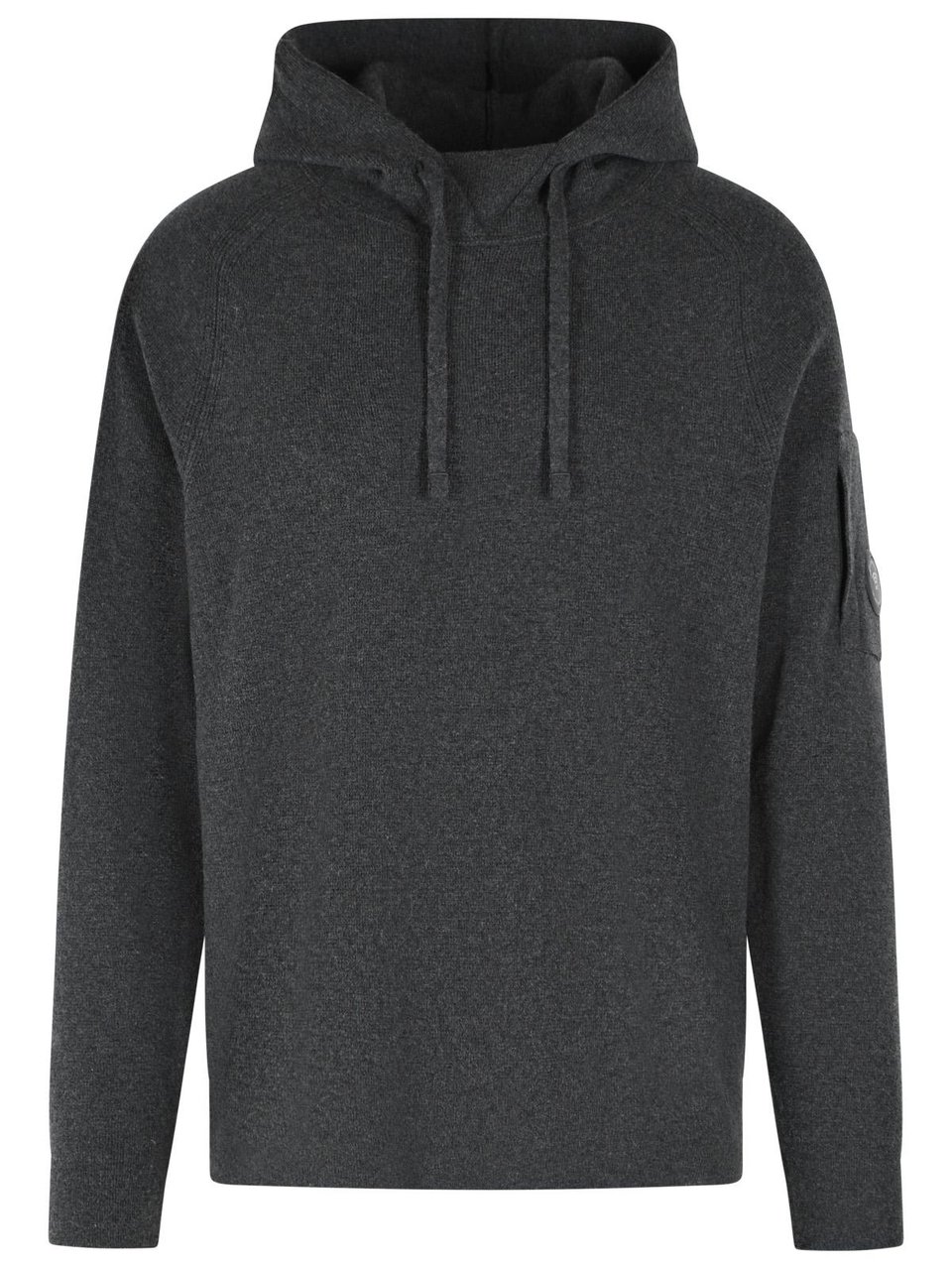 CP Company Grey Wool Blend Sweater Zwart