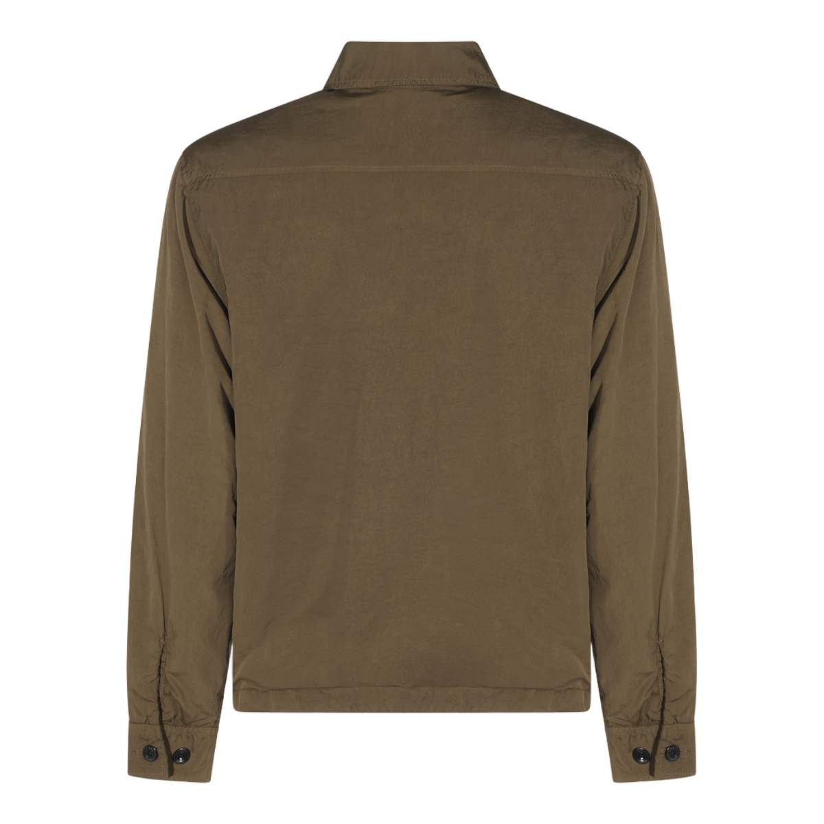 CP Company Structured Brown Casual Shirt with Classic Collar Grijs