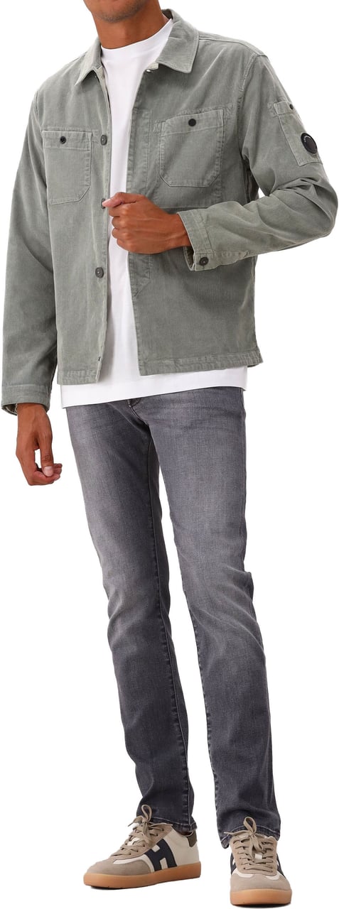CP Company C.P. Company Overshirt Groen Corduroy Button Groen