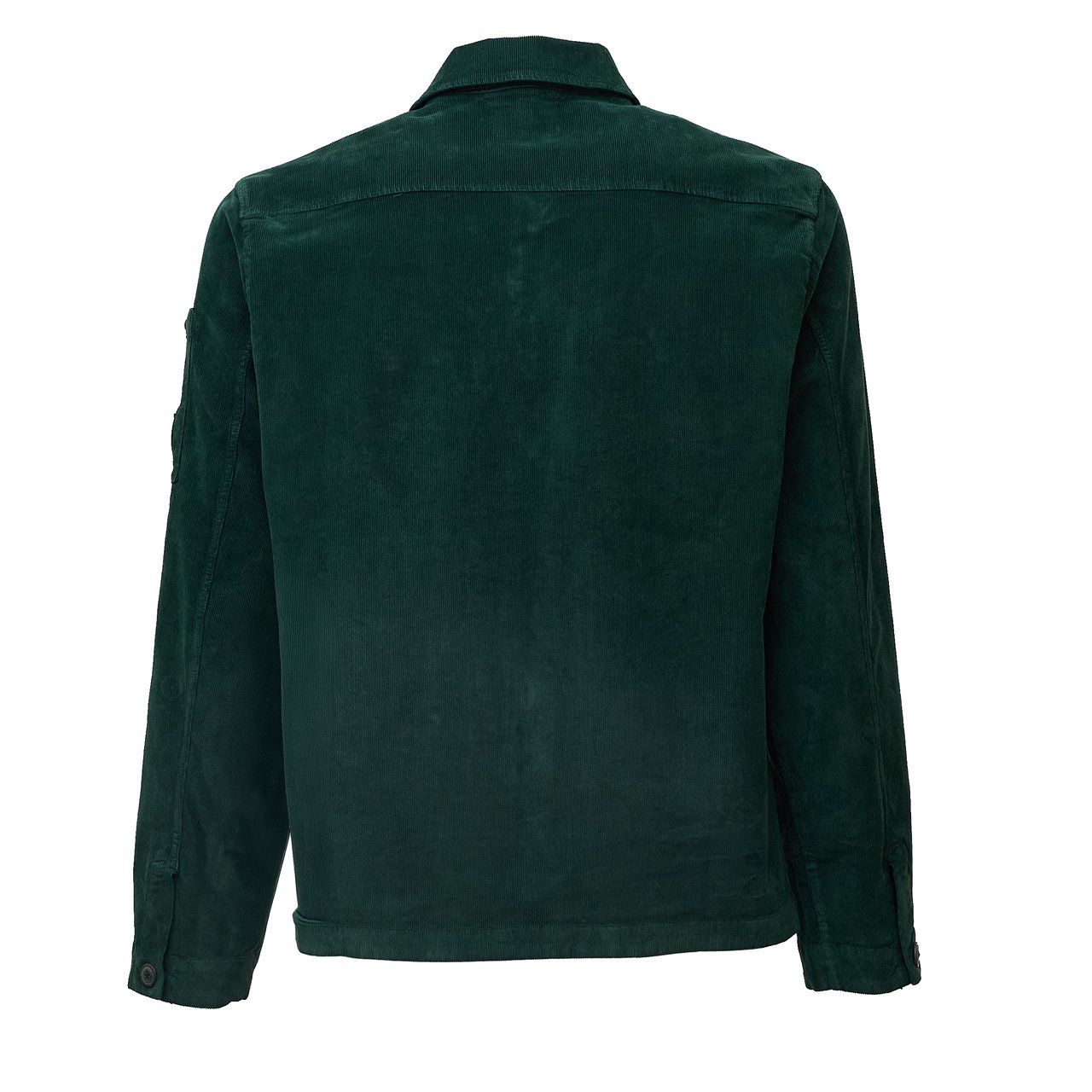 CP Company Cotton Corduroy Button Lens Overshirt Zwart