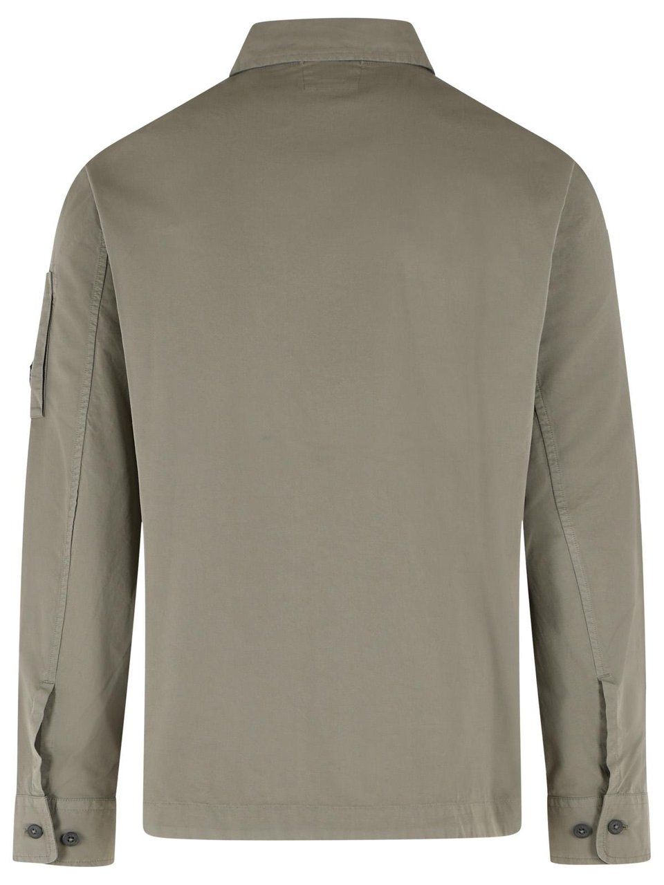CP Company Beige Cotton Overshirt Groen