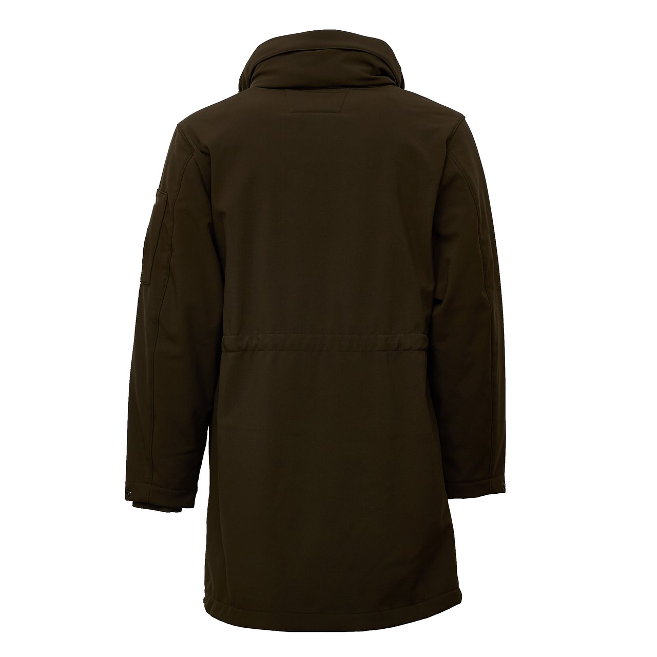 CP Company Long Hooded Padded Parka with Detachable Lining Zwart