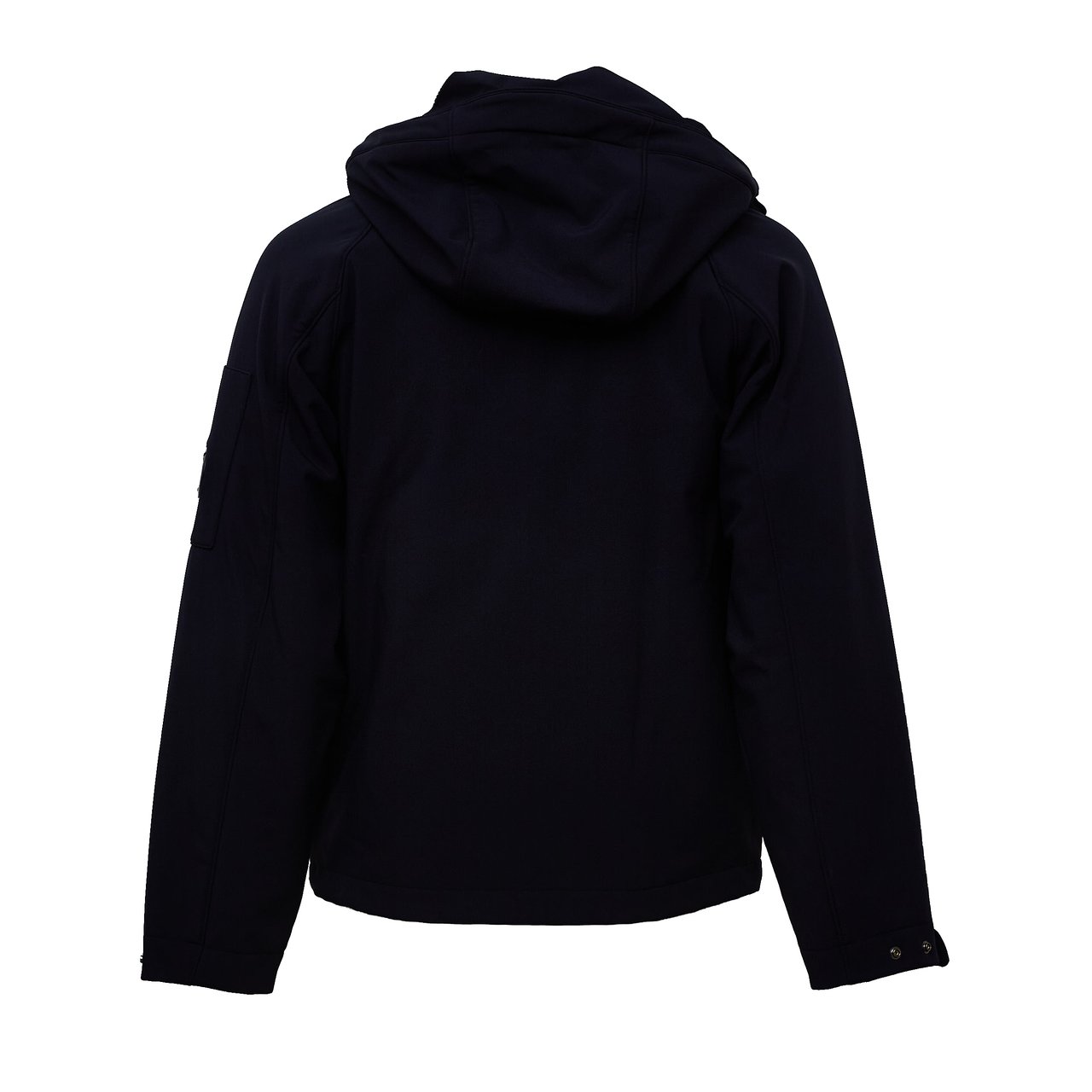 CP Company Padded Hooded Jacket with Visor and Detachable Cuffs Zwart