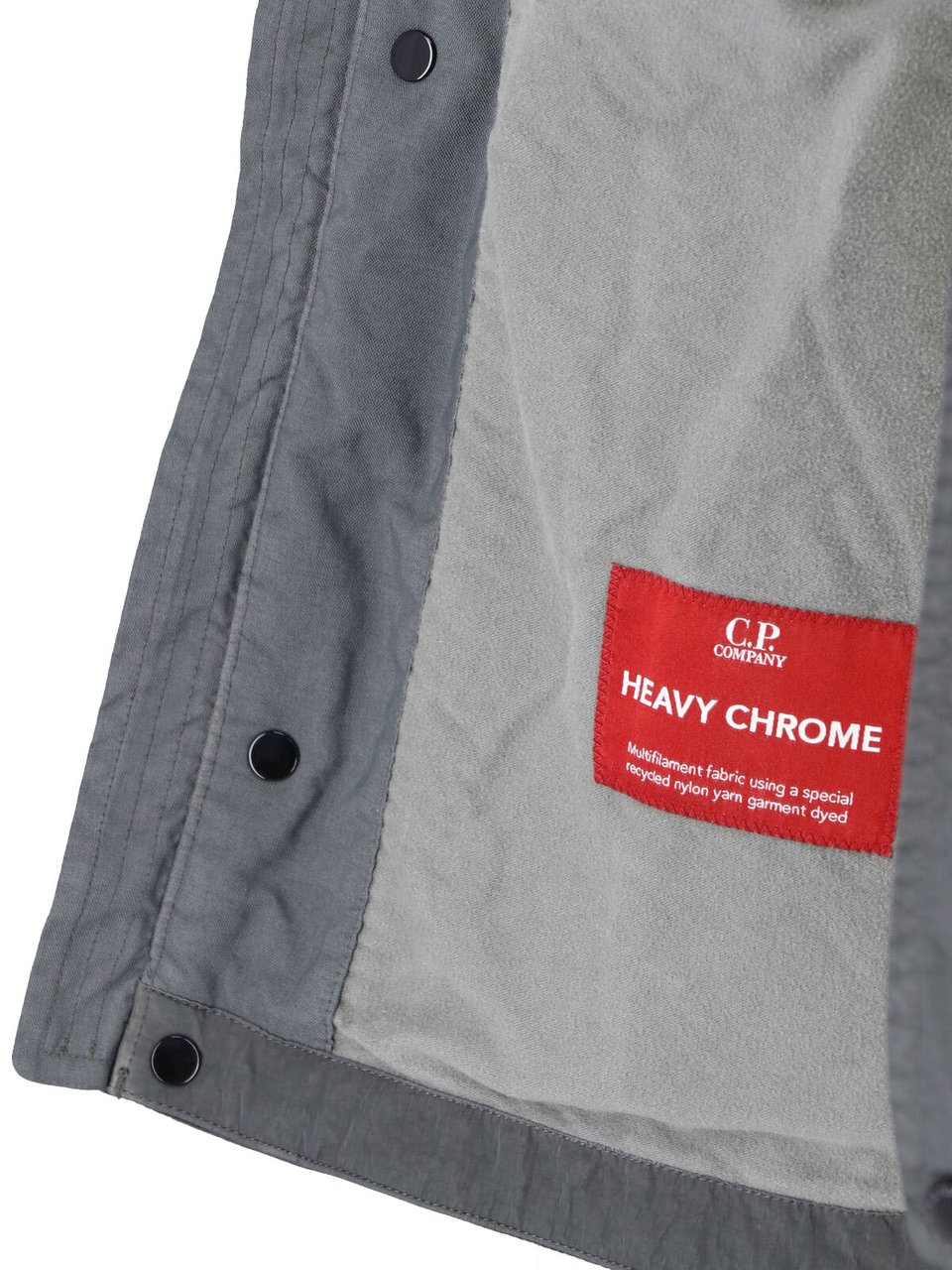 CP Company Heavy Chrome-R Jacket with Hood and Goggle Lenses Zwart