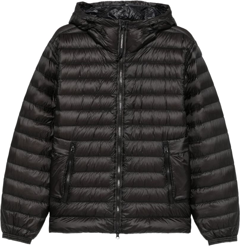 CP Company Coats Black Maroon