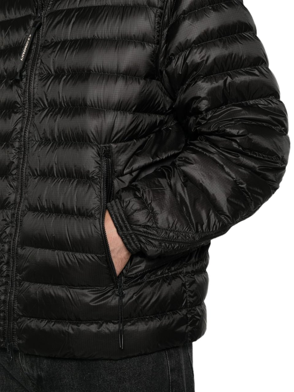 CP Company Coats Black Maroon
