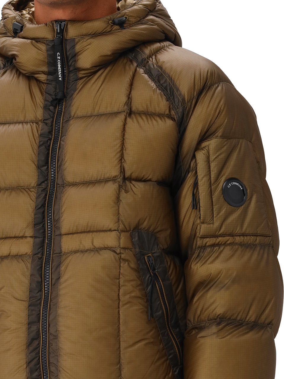 CP Company C.P. Company Jas Groen/Bruin Medium Jacket In DD-Shel Groen