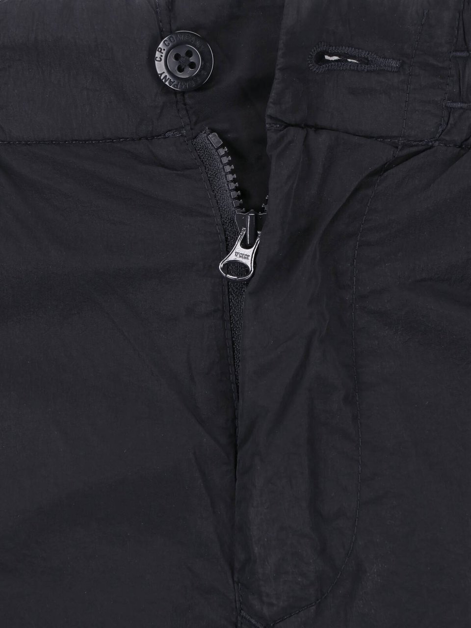 CP Company Straight-Leg Cargo Pants with Distinctive Lens Detail Zwart