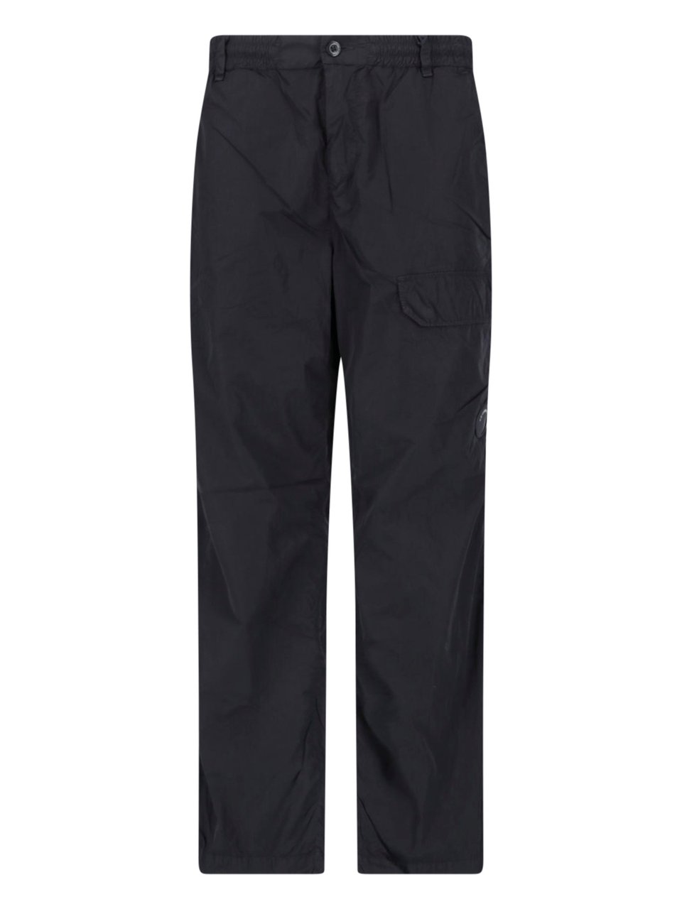 CP Company Straight-Leg Cargo Pants with Distinctive Lens Detail Zwart