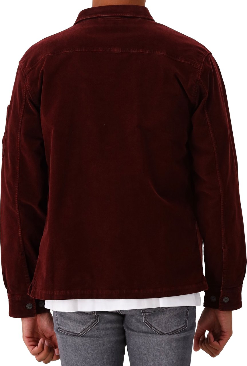 CP Company C.P. Company Overshirt Rood Corduroy Rood