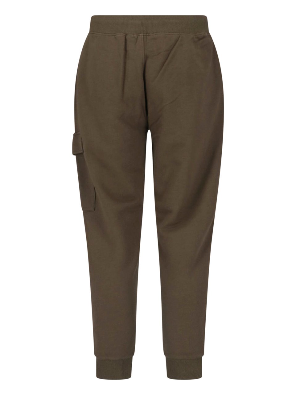 CP Company Green Diagonal Raised Cotton Sweatpants Groen
