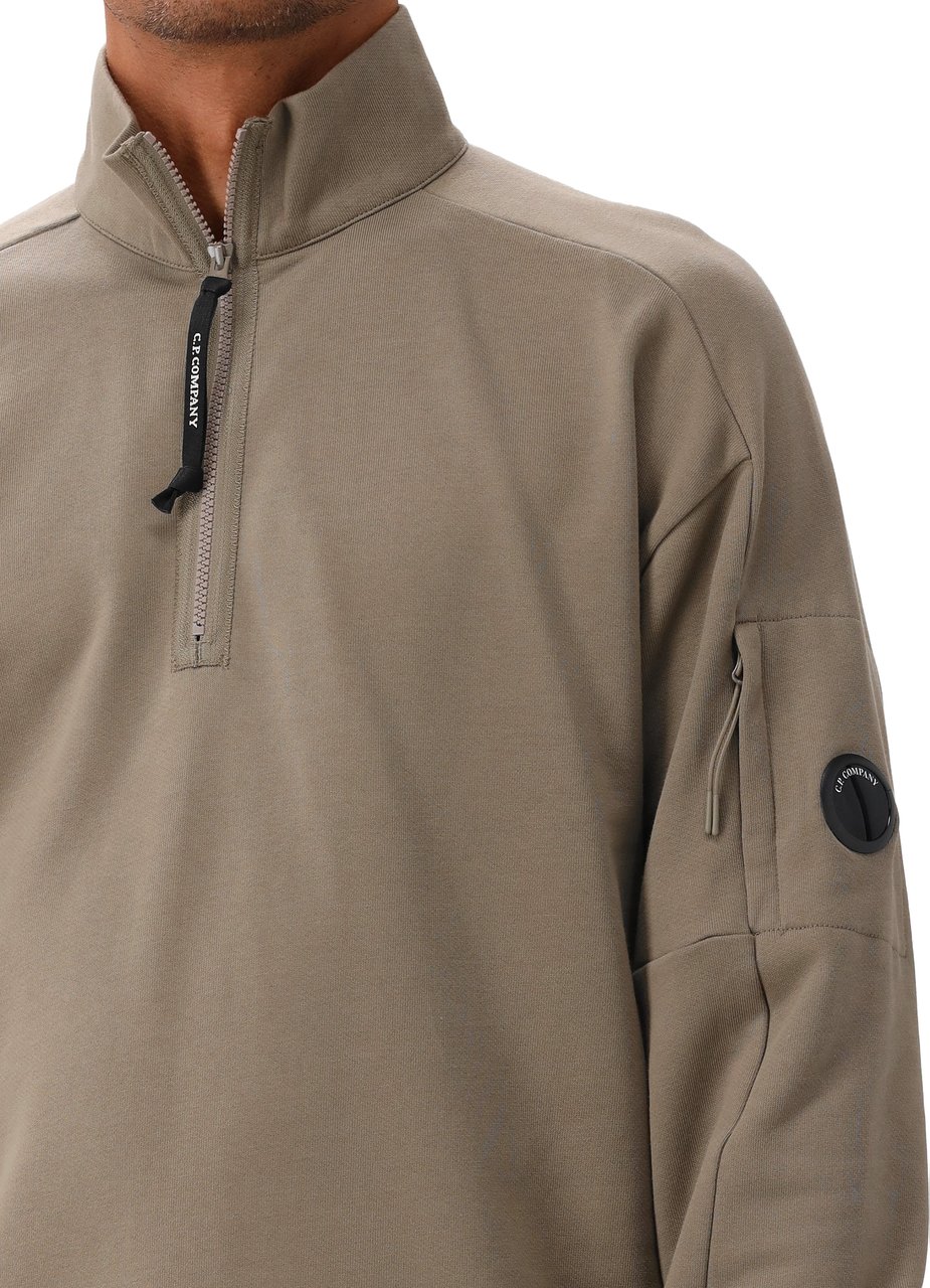 CP Company C.P. Company Half Zip Sweater Groen Groen