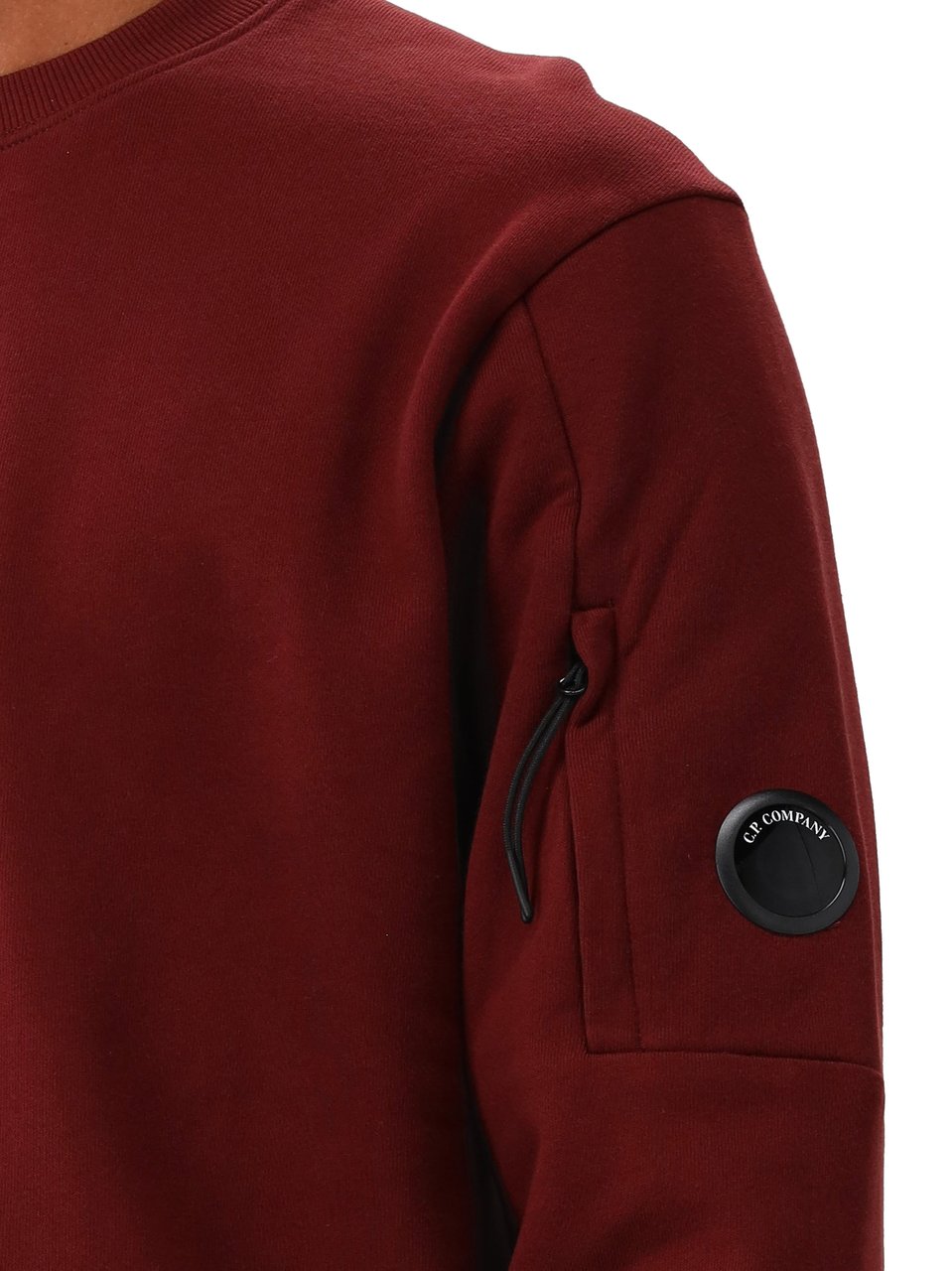 CP Company C.P. Company Sweater Rood Diagonal Raised Rood
