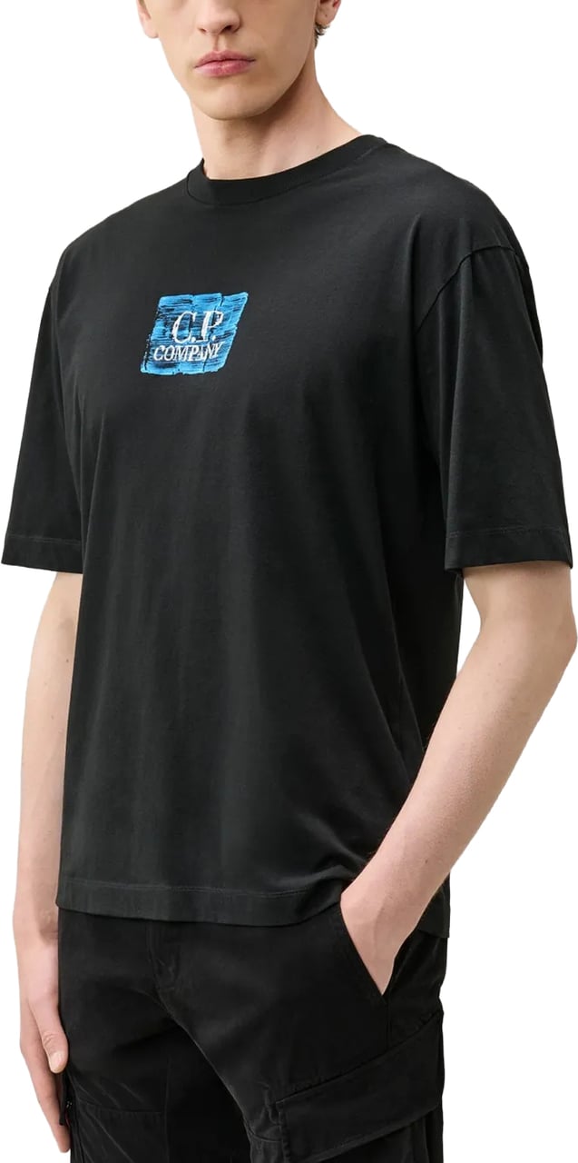 CP Company T-Shirts And Polos Black Zwart