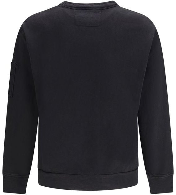 CP Company C.P. Company Black Cotton Sweatshirt Zwart