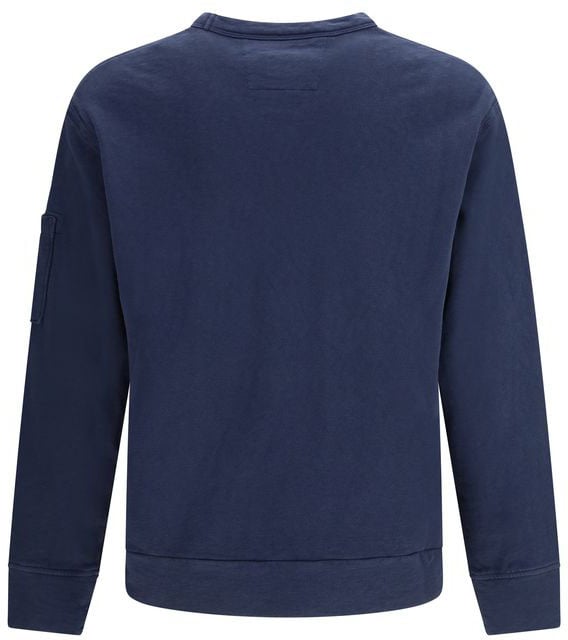 CP Company C.P. Company Blue Cotton Sweatshirt Blauw