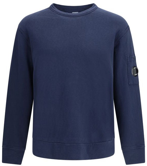 CP Company C.P. Company Blue Cotton Sweatshirt Blauw