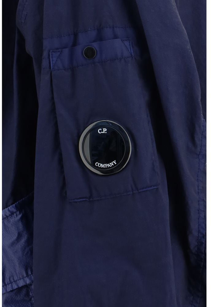 CP Company C.P. Company Blue Polyamide Bomber Blauw