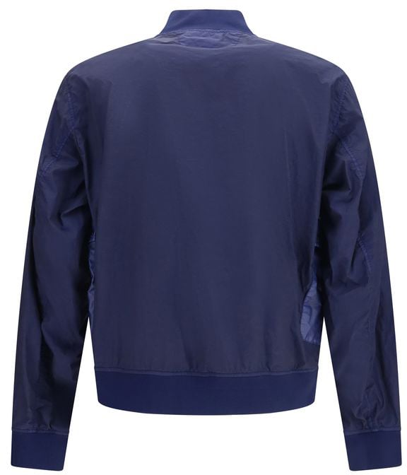 CP Company C.P. Company Blue Polyamide Bomber Blauw
