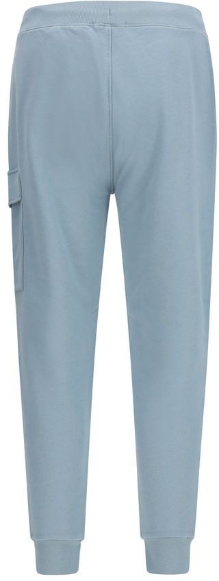 CP Company C.P. Company Blue Cotton Cargo Pants Blauw