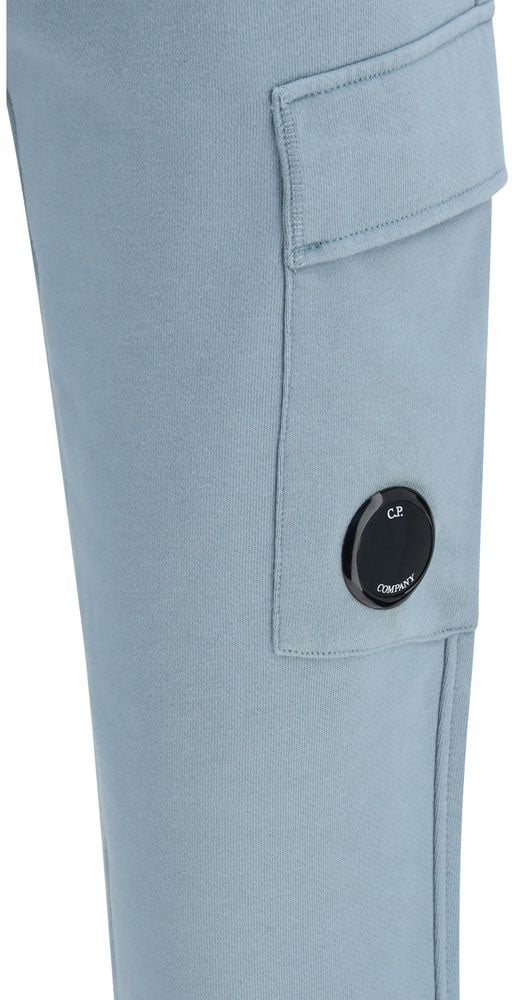 CP Company C.P. Company Blue Cotton Cargo Pants Blauw