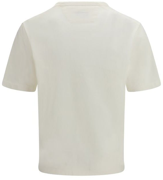 CP Company C.P. Company White Cotton T-Shirt Wit