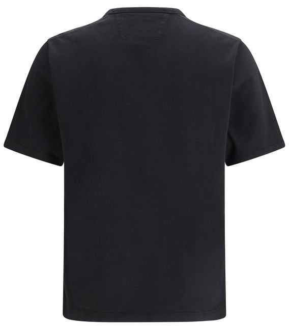 CP Company C.P. Company Black Cotton T-Shirt Zwart