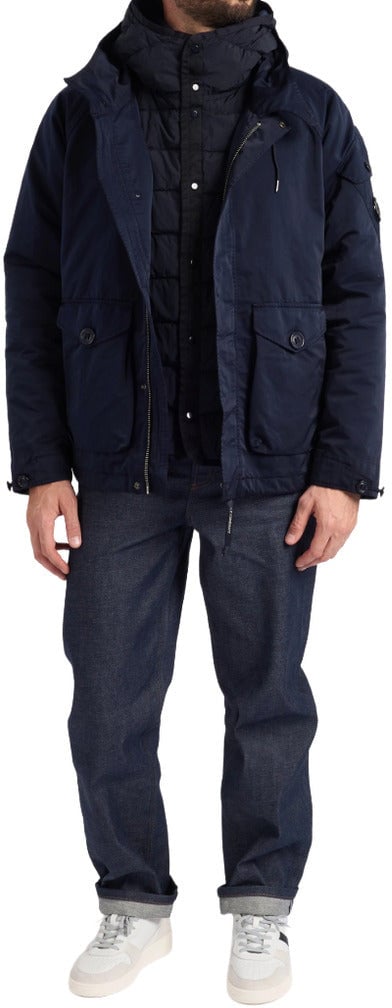 CP Company Medium Jacket Micro Kei Blauw