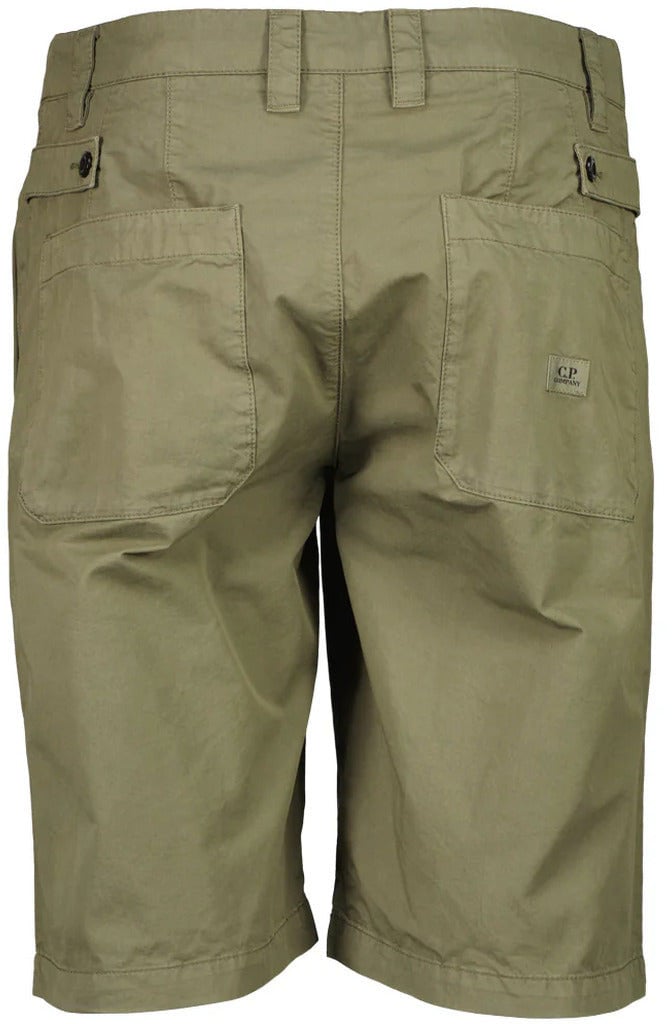 CP Company Bermuda Shorts Cotone Gabardina Groen