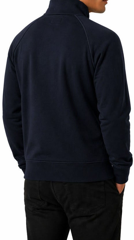 CP Company Sweatshirt Polo Collar Blauw