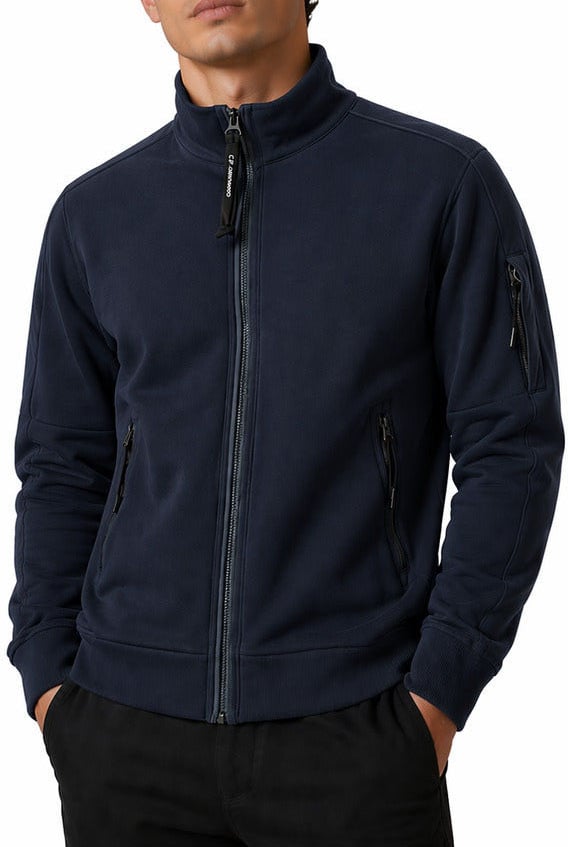 CP Company Sweatshirt Polo Collar Blauw