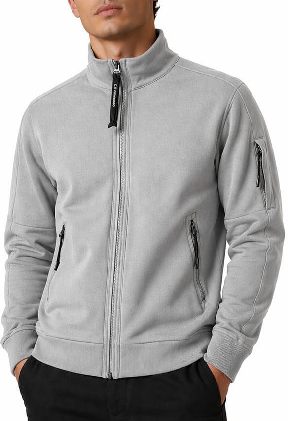 CP Company Sweatshirt Polo Collar Grijs