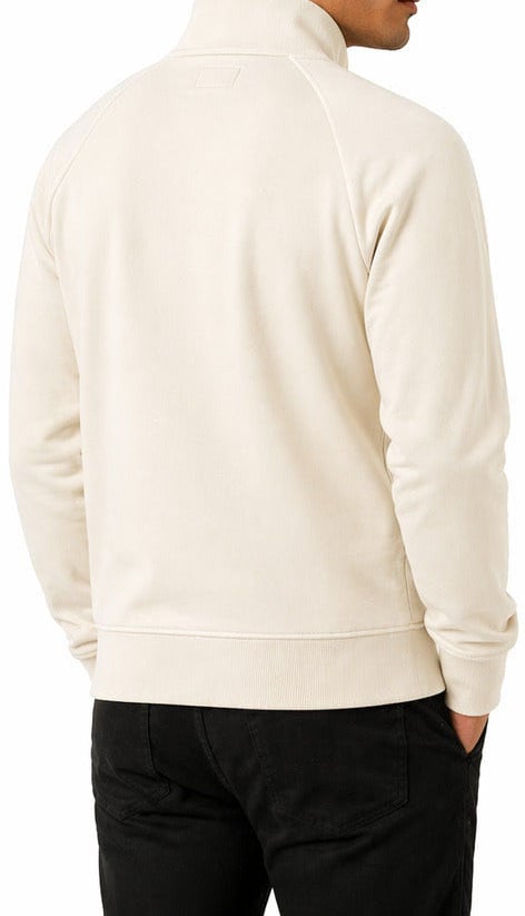 CP Company Sweatshirt Polo Collar Wit