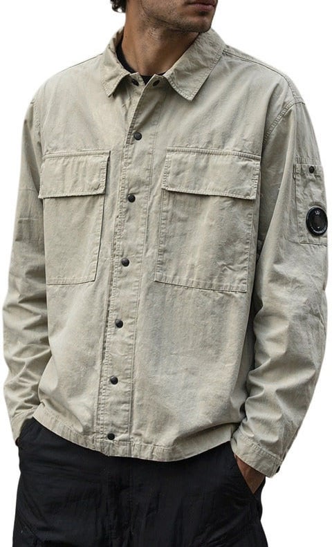 CP Company Overshirt with Taschini Beige