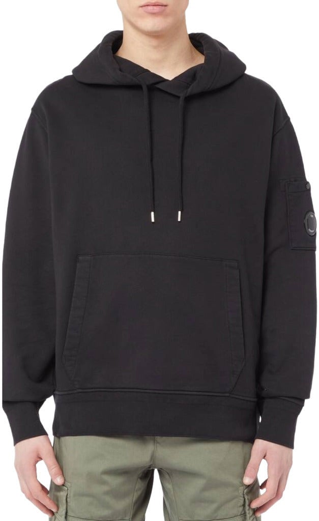 CP Company Sweatshirt Diagonal with Goggles Zwart