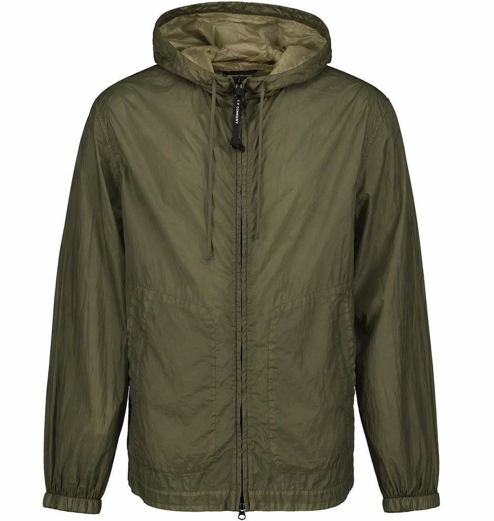 CP Company Light Microweave Laminated Jacket Groen