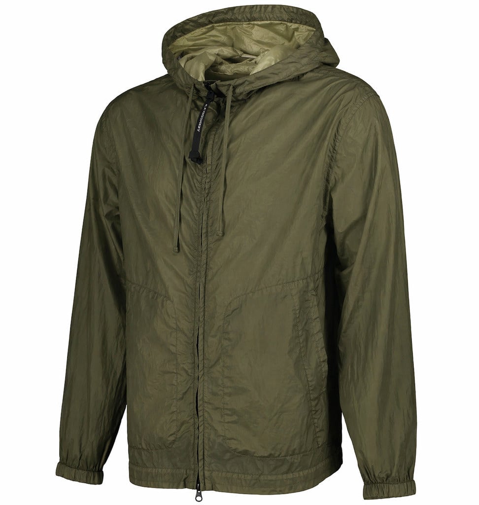 CP Company Light Microweave Laminated Jacket Groen