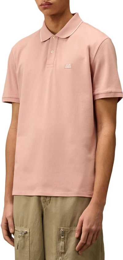 CP Company Polo Stretch Piquet Roze