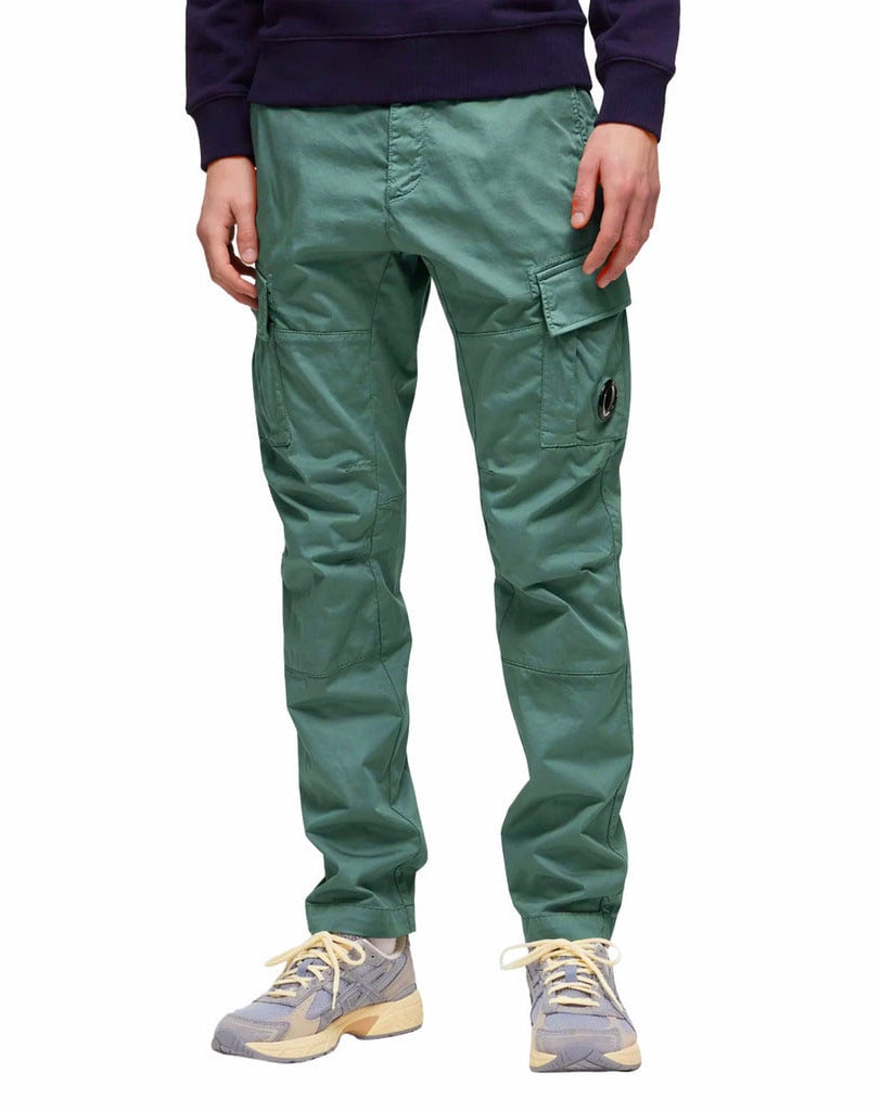 CP Company Trousers Cargo Green Mint Groen